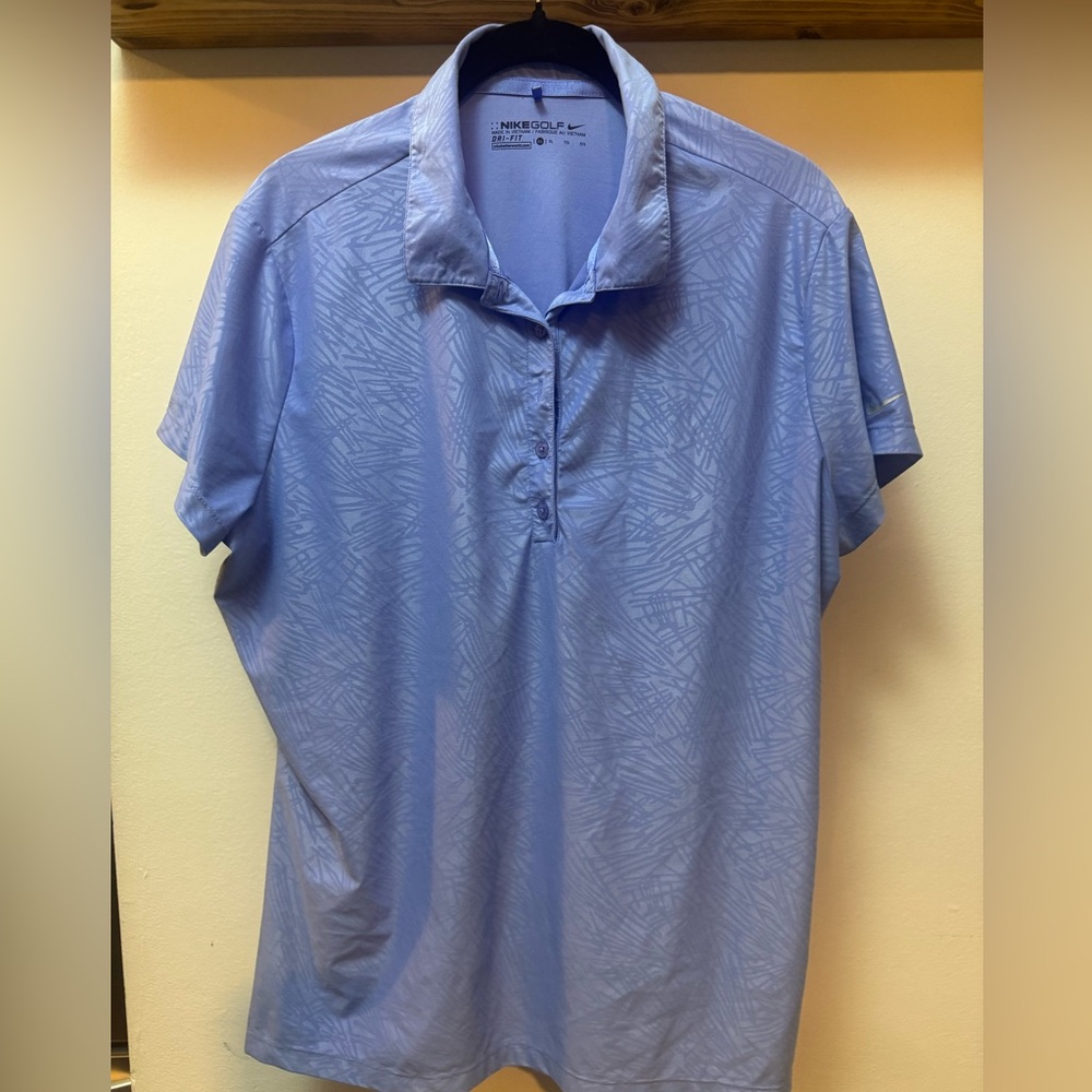Nike Golf - Womens XL SS Polo Shirt (Light Blue)